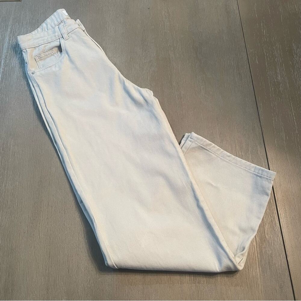Refuge Womens Juniors 90s Wide Leg Grey Denim Jeans Size 5 Throwback High Rise